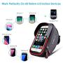 Wallfire Bike Phone Mount Bag, Bicycle Frame Bike Handlebar Bags with Waterproof Touch Screen Phone Case