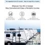 Anycall Drive RV Cell Phone Signal Booster for RV, Truck, Boats, Cabin, Van & Camper Use, Five Band Mobile Repeater Kit for All U.S. Carriers -Verizon, AT&T, T-Mobile & More - Improve 3G 4G Voice/Data