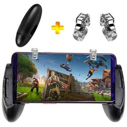 AOOK Mobile Game Controller Shooting Button L1R1 Shooting Button Trigger/PUBG/Cutter/Survival Rules for Android iOS System (Egg+R11)