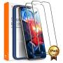 TORRAS Diamonds Hard iPhone 11 Pro Screen Protector iPhone X Screen Protector iPhone XS Screen Protector, [Military Grade Shatterproof] [Eye Protection] HD Clear Tempered Glass Film Clear 5.8-2 Pack