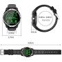NiceFuse Smart Watch, Fitness Tracker Health Watch with Heart Rate Blood Oxygen Monitor, Multiple Sport Modes, Waterproof Activity Tracker Smartwatches with Sleep Monitor