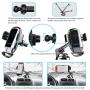 DM Cell Phone Holder for Car, Automatic Clamping Car Phone Mount Qi Wireless Car Charger Dashboard/Air Vent Car Mount Compatible with iPhone 8 Plus XS Max X 11 Pro, Samsung Galaxy S9 S10 Plus Note 9