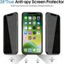 Ferilinso [4 Pack] 2 Pack Privacy Screen Protector + 2 Pack Camera Lens Protector for iPhone 11 Pro Max (6.5’’), Anti Glare/Spy/Scratch 9H Tempered Glass Film