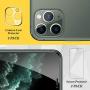 BAZO 2 Pack Screen Protector Tempered Glass and 2 Pack Camera Lens Protector for iPhone 11 Pro Max (6.5 inch) [Anti-Scratch] [Alignment Easy Installation Frame] HD [Fit with Most Cases]