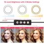 8" Ring Light with Selfie Tripod Multi-Function Wireless Bluetooth JOGDRC for Real-time Streaming Makeup Photography LED Camera Ring Light for YouTube/Photography Compatible with iPhone iOS Android.