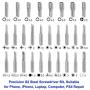 Precision Computer Repair Tool Kit, Professional Electronic Screwdriver Set, with a Small Torx Screwdriver, Suitable for Laptop, MacBook, iMac, PC, Cell Phone, iPhone and Other Electronics Maintenance