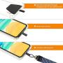 Lanyard for Keys, COCASES Phone Lanyard and Wrist Lanyard Set Neck Straps for ID Badge and iPhone, Galaxy & Most Smartphones