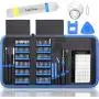 140 in 1 Precision Screwdriver Kit, Professional Computer, Laptop Repair Tool Set, 120 Magnetic Bit and 20 Repair Tools, Suitable for Cell Phone, Iphone, Tablet, Macbook, PC and Xbox Repair- Blue 140 in 1 Precision Screwdriver Kit, Professional Computer, Laptop Repair Tool Set, 120 Magnetic Bit and 20 Repair Tools, Suitable for Cell Phone, Iphone, Tablet, Macbook, PC and Xbox Repair- Blue