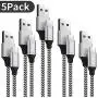 USB C Cable,XIAE 5Pack (3/3/6/6/10FT) Nylon Braided Fast Charging Cable Aluminum Housing Compatible with Samsung Galaxy S10 S9 Note 9 8 S8 Plus,LG V30 V20 G6,Google Pixel,Huawei P30/P20-Black&White USB C Cable,XIAE 5Pack (3/3/6/6/10FT) Nylon Braided Fast Charging Cable Aluminum Housing Compatible with Samsung Galaxy S10 S9 Note 9 8 S8 Plus,LG V30 V20 G6,Google Pixel,Huawei P30/P20-Black&White
