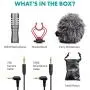 Movo VXR10GY Video Camera Microphone with Shock Mount, Deadcat Windscreen, Case for iPhone, iOS, Android, iPad, Canon EOS, Nikon DSLR Cameras, Camcorders, Laptops - Vlogging YouTube Equipment (Gray)