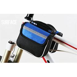 Surborder Shop Popular Bicycle Cycling Top Tube Saddle Bag Bike Frame Pannier Bag Rack Double Side with Mobile Phone Pouch