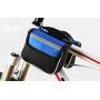 Surborder Shop Popular Bicycle Cycling Top Tube Saddle Bag Bike Frame Pannier Bag Rack Double Side with Mobile Phone Pouch