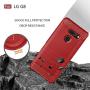 LG G8 ThinQ Case,LG G8 Case, Sucnakp TPU Shock Absorption Cell Phone Cases Technology Raised Bezels Protective Cover for LG G8 Case (Red)