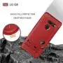 LG G8 ThinQ Case,LG G8 Case, Sucnakp TPU Shock Absorption Cell Phone Cases Technology Raised Bezels Protective Cover for LG G8 Case (Red)