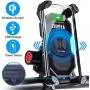 Leepiya Motorcycle Phone Mount with Wireless and USB Charger 10W Qi Fast Charging Cell Phone Holder for Motorcycle ATV Boat Snowmobile Compatible with iPhone 11 Xs MAX XR X 8 8P Samsung S10 S9 S8