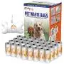 PoshWag Dog Poop Bags [360 Count] with Free Dispenser and Leash Clip - Best Pet Waste Poop Bag Refill [20 Rolls]