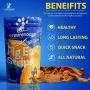 k9konnection Pig Ear Strips for Dogs | 1 Pound All Natural Pigs Ear Slivers Dog Chew Treats | Made of 100% Pure Pork | Inspected and Packaged in The USA | Thick Treat for Small, Medium and Large Dogs
