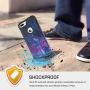 BENTOBEN Case for iPhone 8 Plus/iPhone 7 Plus, 3 in 1 Hybrid Hard PC Soft Rubber Heavy Duty Rugged Bumper Shockproof Anti Slip Full-Body Protective Phone Cover for iPhone 8 Plus/7 Plus 5.5inch, Space