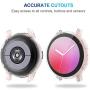 Tensea Compatible with Galaxy Watch Active 2 Case 44mm, 2 Packs Soft TPU Bumper Full Around Screen Protector Cover for Samsung Galaxy Watch Active 2 44mm (Clear, 44mm)