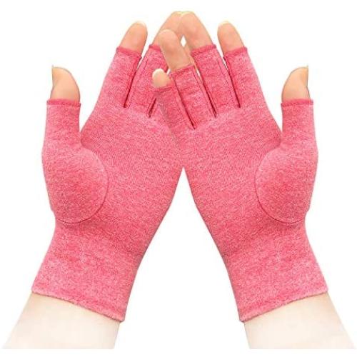 FengXinZi Arthritis Compression Gloves –for Women Arthritic Joint Pain Relief, Rheumatoid Compression Hand Glove for Osteoarthritis- Carpal Tunnel Wrist Support - Comfy with Mild Compression Fit Small