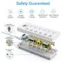 Power Strip with USB Ports,QOLIXM Surge Protector with 6 USB Charging Ports and 6 Outlets,1625W/13A,6 Feet Long Extension Cord for Multiple Devices Smartphone Tablet Laptop Computer Power Strip with USB Ports,QOLIXM Surge Protector with 6 USB Charging Ports and 6 Outlets,1625W/13A,6 Feet Long Extension Cord for Multiple Devices Smartphone Tablet Laptop Computer