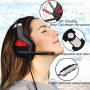 Gaming Headset and RGB Mouse Combo, Pro Gaming Headset for Xbox One, PS4, PC, Laptop with Mic, LED Over-Ear Headphone, 4000DPI Wired Ergonomic USB Gaming Mouse, 4 Adjustable DPI with 6 Button