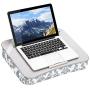 LapGear Designer Lap Desk with Phone Holder and Device Ledge - Gray Damask - Fits up to 15.6 Inch Laptops - Style No. 45424 LapGear Designer Lap Desk with Phone Holder and Device Ledge - Gray Damask - Fits up to 15.6 Inch Laptops - Style No. 45424
