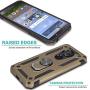 CasemartUSA Phone Case for [Motorola Moto E5 (XT1920DL)], [Ring Series][Gold] Full Rotating Metal Ring Cover with Kickstand for Moto E5 (Tracfone, Simple Mobile, Straight Talk, Total Wireless)