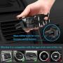 YINVA Air Vent Phone Hoder,Premiuma Car Vent Phone Holder,One-Handed One Second Operation,Gravity Phone Holder Compatible with All iPhone and Smart Phones,Supports Phone Cases