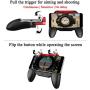 PUBG Mobile Controller with 2000mAh Power Bank and Cooling Fan,Mobile Game Controller for Fortnite/Rules of Survival,L1R1 Mobile Trigger Joystick Gamepad Joypad for 4.5-6.5" Android iOS Phone