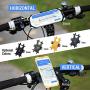 Cyclepartner Universal Phone Mount for Bike Non-Slip Shockproof German Silicone Cellphone Bicycle Motorcycle Holder Mobile Smartphone Compatible for iPhone X, XS MAX, Plus 8 7 6 5,Galaxy,Note (Camo M)