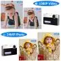 Digital Camera Vlogging Camera 24 MP Mini Digital Camera 2.4 Inch Screen Camera with Digital Zoom Macro Compact Cameras for Adult, Kids, Beginner Digital Camera Vlogging Camera 24 MP Mini Digital Camera 2.4 Inch Screen Camera with Digital Zoom Macro Compact Cameras for Adult, Kids, Beginner