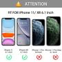 OMOTON [4-Pack] Screen Protector for iPhone 11 / iPhone XR 6.1inch - Tempered Glass/Guide Frame/Easy Installation