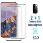 Screen Protector for Samsung Galaxy S20/S20 5G, 9H Tempered Glass, Ultrasonic Fingerprint Compatible,3D Curved, HD Clear, Bubble-Free for Galaxy S20 Glass Screen Protector
