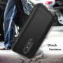 AMENQ Case for LG Stylo 5 L722DL, LG Stylo 5+/Stylo 5V/Stylo 5X Case, [Built-in Screen Protector] Full Body Heavy Duty with TPU Bumper and Rugged Hard PC Armor Protective Cover for LG Phone (Black)
