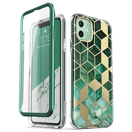 i-Blason Cosmo Series Case for iPhone 11 (2019 Release), Slim Full-Body Stylish Protective Case with Built-in Screen Protector, Prasio, 6.1