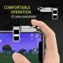 Onyehn Upgraded Version Mobile Game Controller for Phone Gaming Trigger for PUBG Mobile Gamepad Joysticks Shooting Game L1R1 Key for PUGB Controller Game Pad Accessories Onyehn Upgraded Version Mobile Game Controller for Phone Gaming Trigger for PUBG Mobile Gamepad Joysticks Shooting Game L1R1 Key for PUGB Controller Game Pad Accessories