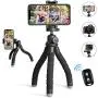 UBeesize Phone Tripod,Portable and Flexible Tripod with Wireless Remote and Universal Clip, Compatible with iPhone/Android/Camera GoPro,iPhone Tripod for Live Streaming Tiktok YouTube Video Recording UBeesize Phone Tripod,Portable and Flexible Tripod with Wireless Remote and Universal Clip, Compatible with iPhone/Android/Camera GoPro,iPhone Tripod for Live Streaming Tiktok YouTube Video Recording