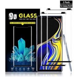 Galaxy Note 9 Screen Protector By YEYEBF, [2 Pack] Full Coverage Tempered Glass Screen Protector [9H Hardness] [3D Touch] [Bubble-Free] Screen Protector Glass For Samsung Galaxy Note 9