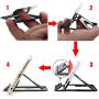 iPhone Kickstand, iPad Kickstand, iMangoo Multi-Angle Holder Tablet Dock Adjustable Foldable Cradle Portable Mini Desk Stand Fold-up Smartphone Stands Holders for Apple iPhone, iPad, Samsung, OnePlus
