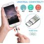 iPhone Charger KOZOPO Fast Charging Nylon Braided 3Pack 6feet Durable High Speed Data Sync Cord Connector Extra Long Power Cable Compatible with iPhone Xs Max/XR/X/8/7/Plus/6S/6/SE/5S/iPad