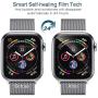 LK [6 Pack] Screen Protector for Apple Watch (42mm Series 3 2 1 44mm Series 5 4 Compatible) Max Coverage [Anti-Bubble] HD Clear Film