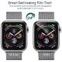 LK [6 Pack] Screen Protector for Apple Watch (42mm Series 3 2 1 44mm Series 5 4 Compatible) Max Coverage [Anti-Bubble] HD Clear Film