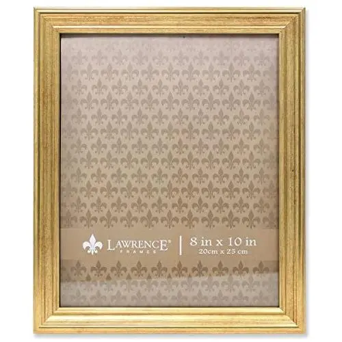 Lawrence Frames Sutter Gold 8x10 Picture Frame Lawrence Frames Sutter Gold 8x10 Picture Frame