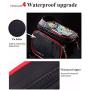 Mhwlai TPU Bicycle Mobile Phone Bag, Touch Screen top Front Frame Mobile Phone Bag Shoulder Bag Double Pocket for 6.2 inch Mobile Phone Bicycle Accessories