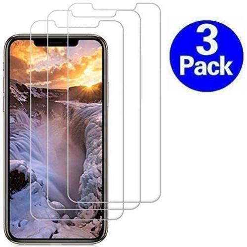 iPhone 11/iPhone XR Screen Protector, JIOM Anti-Scratch High Definition Bubble Free Anti-Fingerprint Tempered Glass Screen Protector Compatibler iPhone 11 and iPhoneXR [Clear,3-Pack]