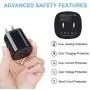 Charging Plug Adapter, Fast Charging Micro USB Cable Android Compatible for Samsung Galaxy S7 S6 J8 J7 J6 J5 J4 J3,Note 5 4 3,LG K7 K8 K20 Aristo 2 3 4+,LG Stylo 2 3 2V,Moto E5 E6 E4 E3 G5,Kindle Fire