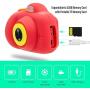 Veroyi Kids Camera with 16GB Micro SD Card 8MP Rechargeable Digital Front and Rear Selfie Camera with 2 Inches Screen Child Camcorder Toys for 4-10 Years Old Boys and Girls (Red)