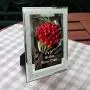 Calenzana 4x6 Picture Frames Sparkle Glass Photo Frame Set for Tabletop, 2 Pack