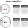 Bravely klimbing Compatible with App le Watch Band 38mm 40mm 42mm 44mm, for Women Men, iwatch Bands Compatible with iWatch Series 5, Series 4, Series 3, Series 2, Series 1 S/M, M/L